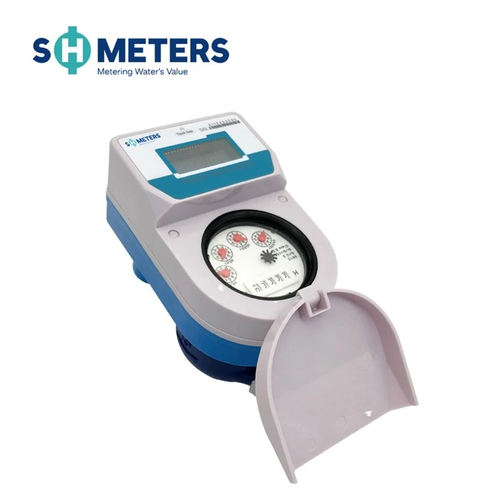 3/4'' Residential Sim Card Smart Prepaid Water Meter With Shut Off