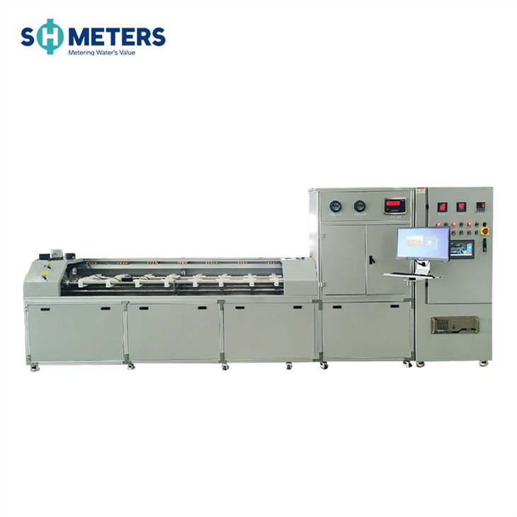 완전 자동 전자 Gavimetric 및 Piston Type Water Meter Test Bench