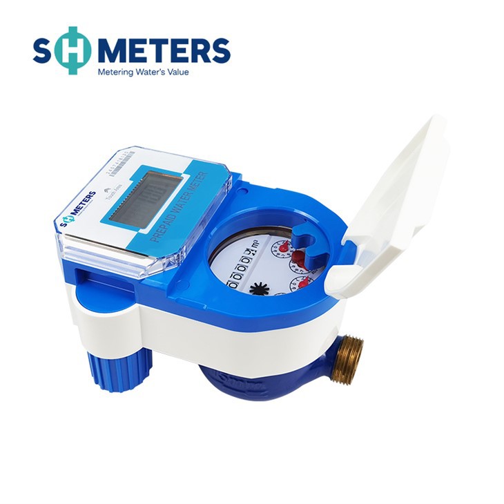 IC Card Prepaid Water Meter With Brass Body IC Card Prepaid Water Meter With Brass Body